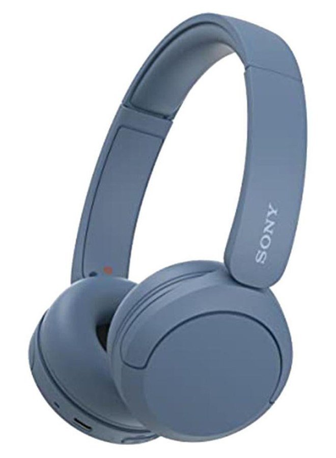 Sony WH-CH520 — Wireless On-Ear Headphones, Blue